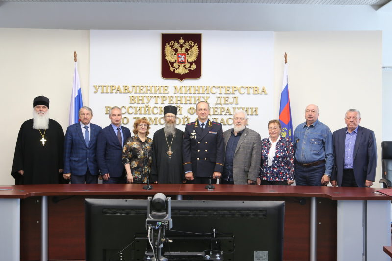 Митрополит Ростислав принял участие в заседании Общественного совета УМВД