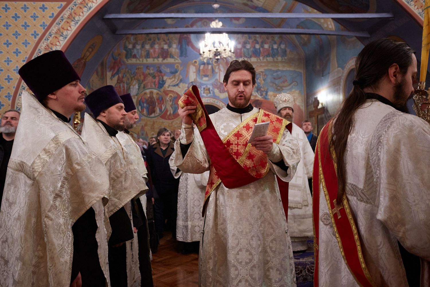 В канун Нового года в Богоявленском кафедральном соборе был совершён предновогодний молебен