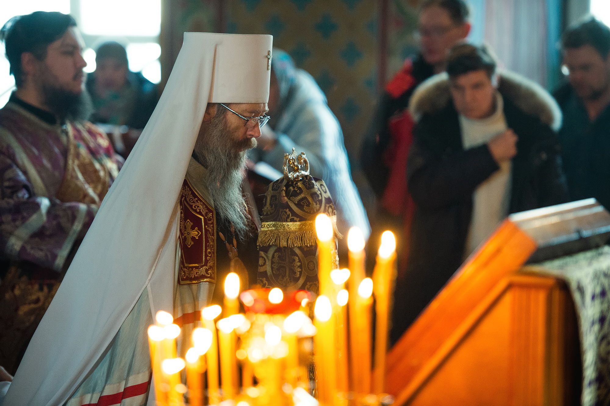В день памяти преподобной Марии Египетской митрополит Ростислав возглавил Божественную литургию в Богоявленском кафедральном соборе