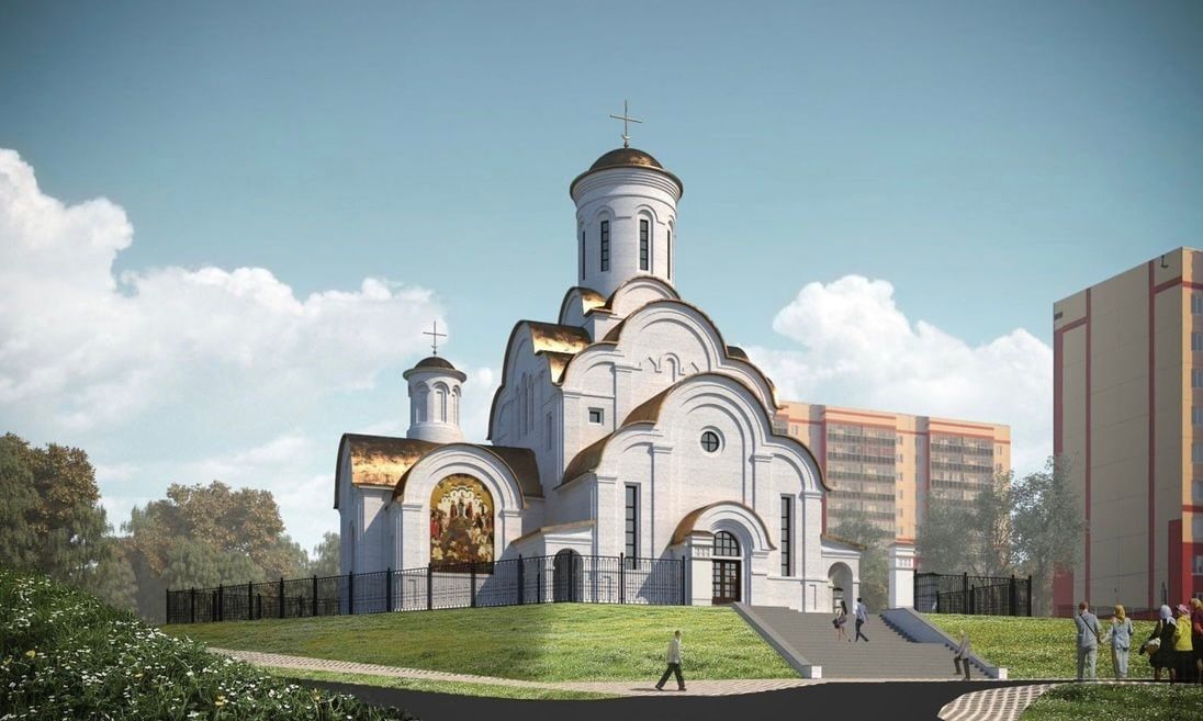 На месте строящегося храма будет совершён молебен Крестителю Руси