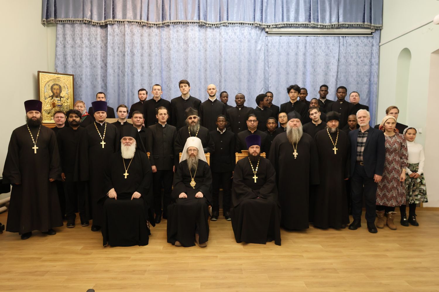 Праздничное собрание в стенах Томской духовной семинарии