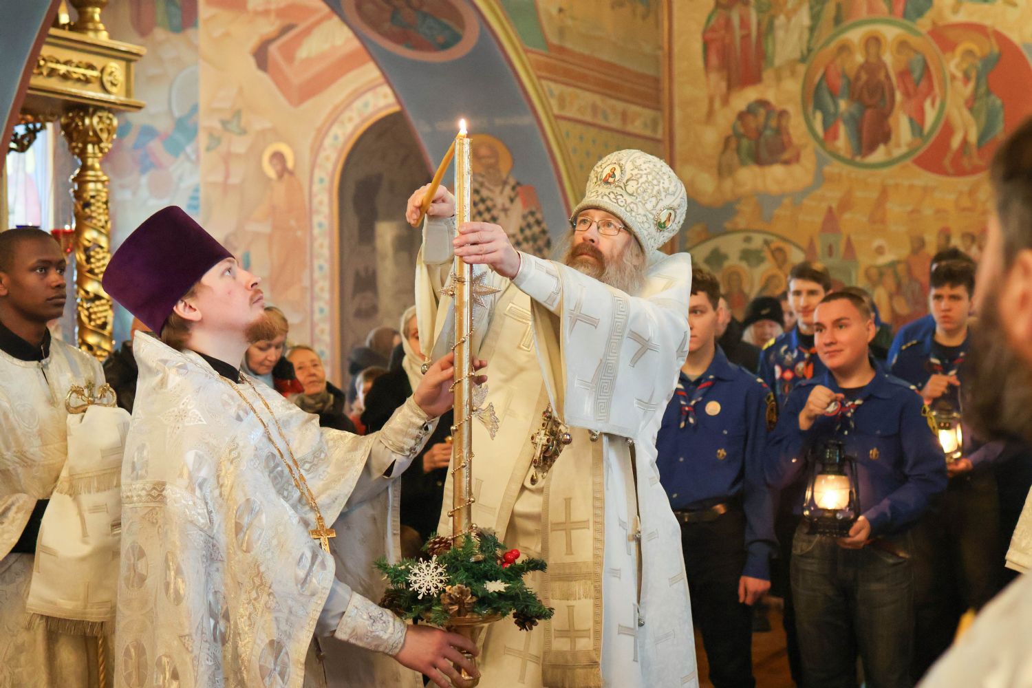 Православные христиане отмечают Навечерие Рождества Христова